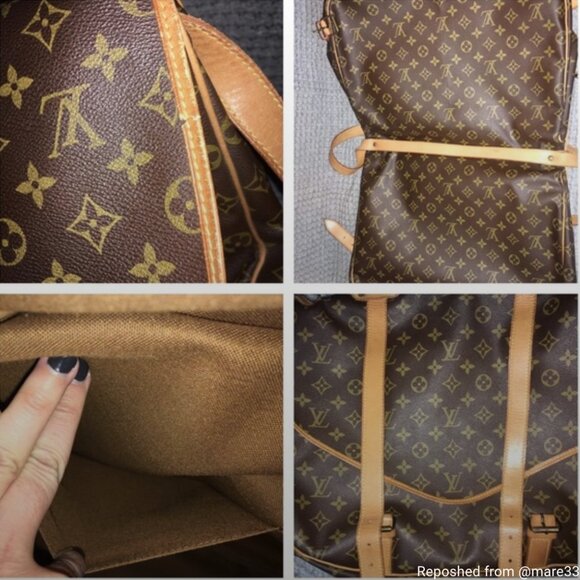 100% Authentic Louis Vuitton Monogram Saumur 43 - Picture 6 of 9